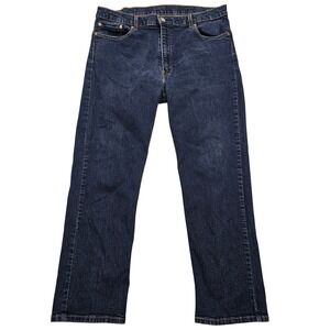 Levi's 559 Relaxed Straight Jeans Mens 38x29.5 (42x32) Blue Stretch Denim READ